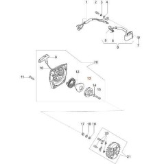 ORIGINAL STARTER PULLEY EMAK 50070050AR | NewgardenAgri.com