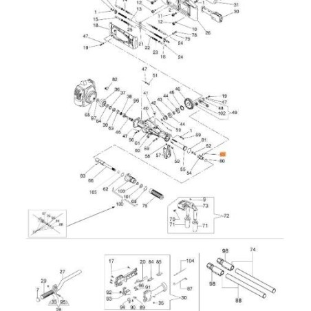 PIN ORIGINAL EMAK CS01250210 | NewgardenAgri.com