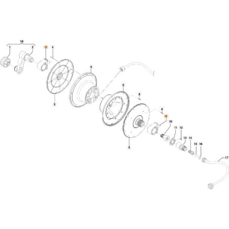 SOPORTE EMAK ORIGINAL CH30020568 | NewgardenAgri.com