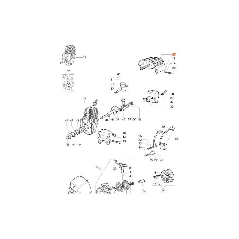 COUVERCLE DE SILENCIEUX D'ORIGINE EMAK 4160076A