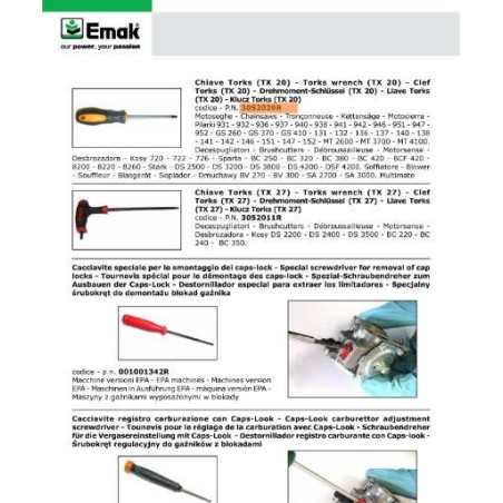 ORIGINAL EMAK SCREWDRIVER 3052029R | NewgardenAgri.com