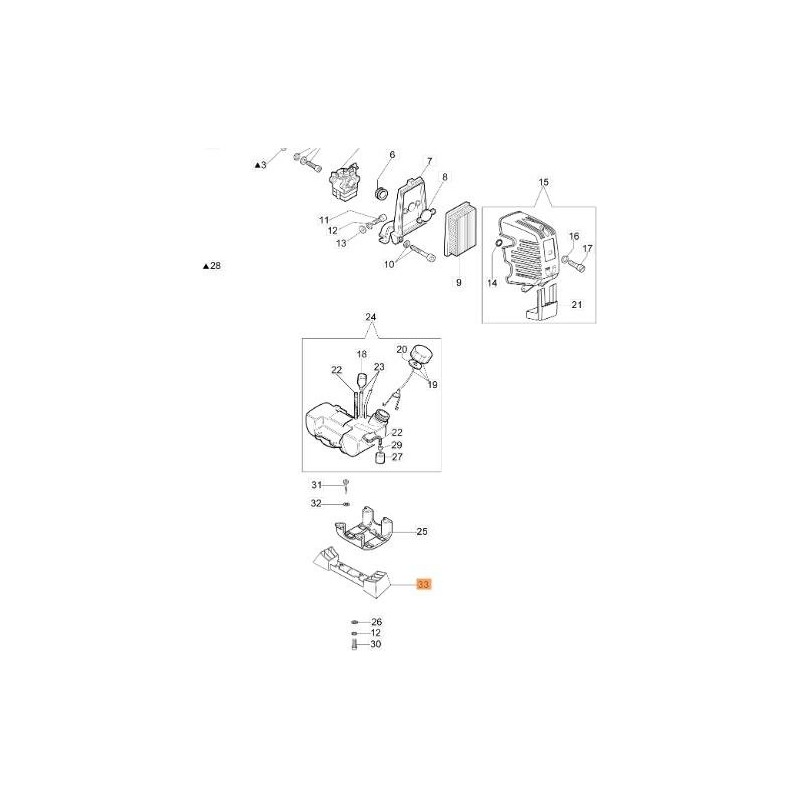 PIÉDESTAL ORIGINAL EMAK 61110122R