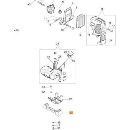 PIÉDESTAL ORIGINAL EMAK 61110122R | NewgardenAgri.com
