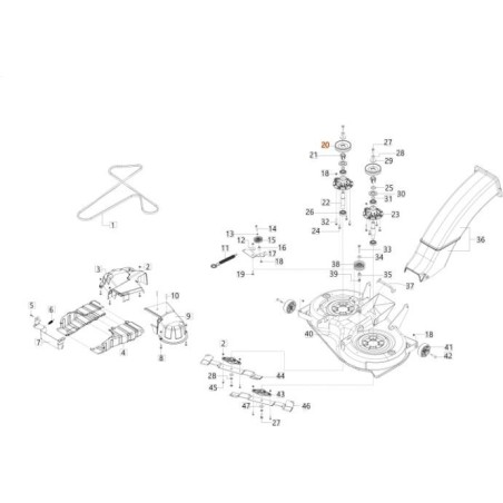 POULIE ORIGINALE EMAK AK468116 | NewgardenAgri.com