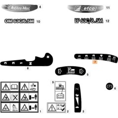 ETIQUETA ORIGINAL EMAK G114358417E0 | NewgardenAgri.com