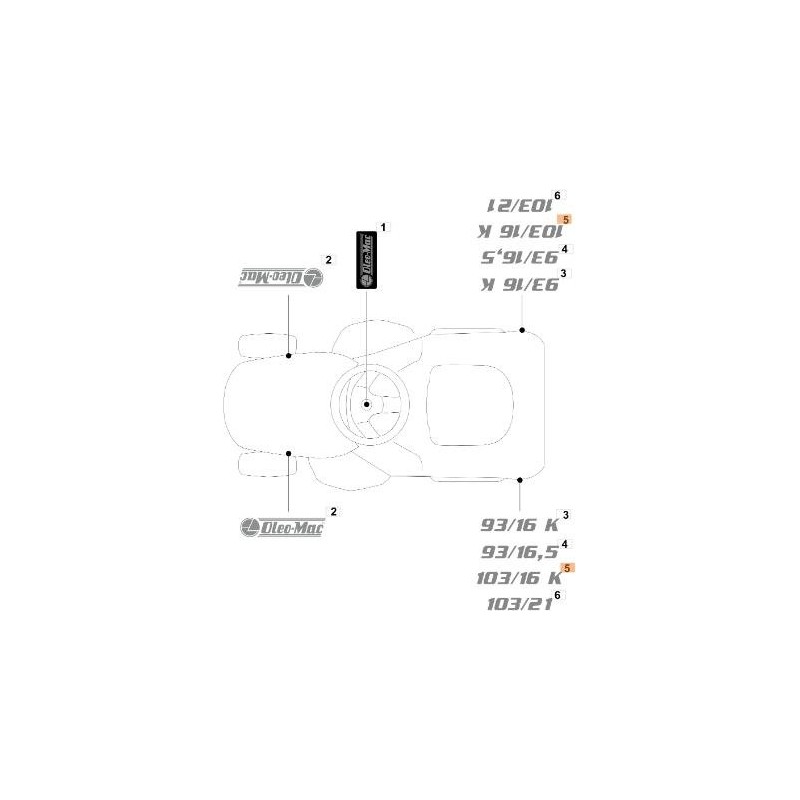 ORIGINAL EMAK LABEL G114371151E0