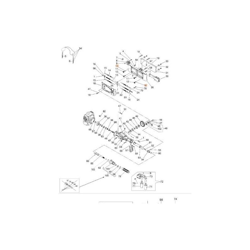 ENTRETOISE ORIGINALE EMAK CS01280203