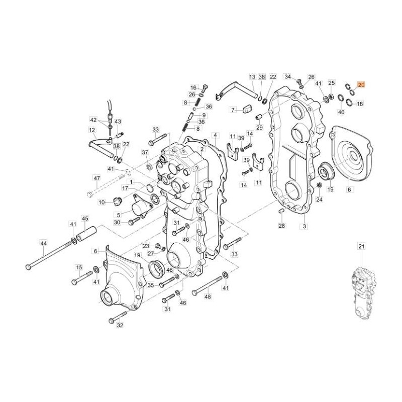 Anillo de sello EMAK original YF1375017