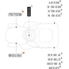 ETIQUETA ORIGINAL EMAK G114371146E0 | NewgardenAgri.com