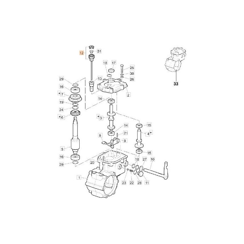 TAPA DE NIVEL DE ACEITE EMAK ORIGINAL F1430145