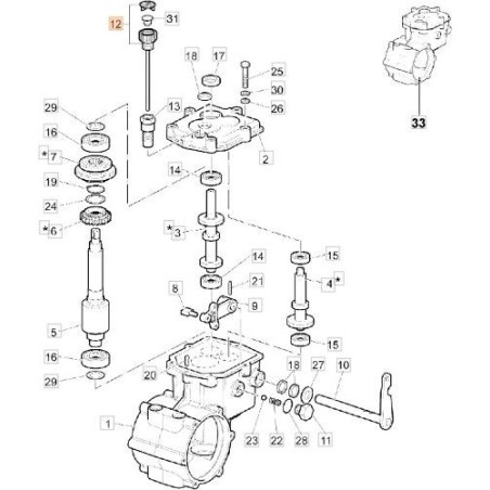 BOUCHON DE NIVEAU D'HUILE EMAK ORIGINAL F1430145 | NewgardenAgri.com