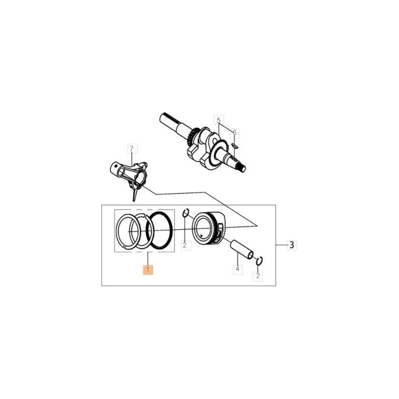 ORIGINAL EMAK SEGMENT KIT L66151620