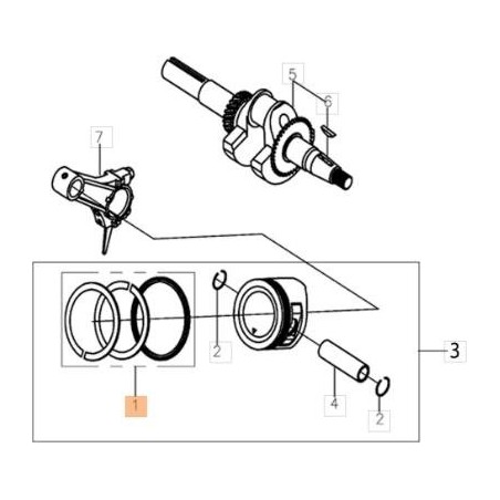 KIT SEGMENTI ORIGINALE EMAK L66151620 | NewgardenAgri.com
