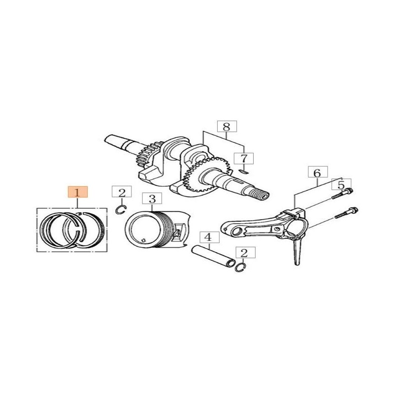 ORIGINAL EMAK KOLBENRINGSATZ L66152109