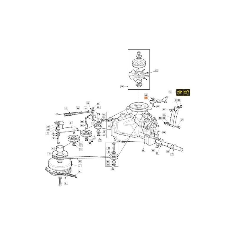 LEVA ORIGINALE EMAK G325318253E0