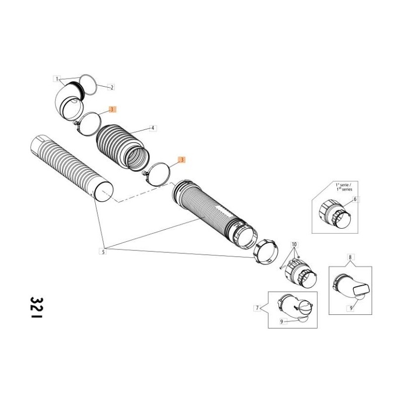 ORIGINAL EMAK CFI6905700 CLAMP
