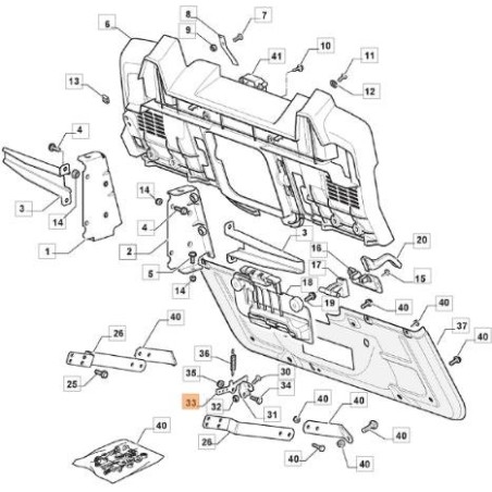 SOPORTE EMAK ORIGINAL G325774533E0 | NewgardenAgri.com