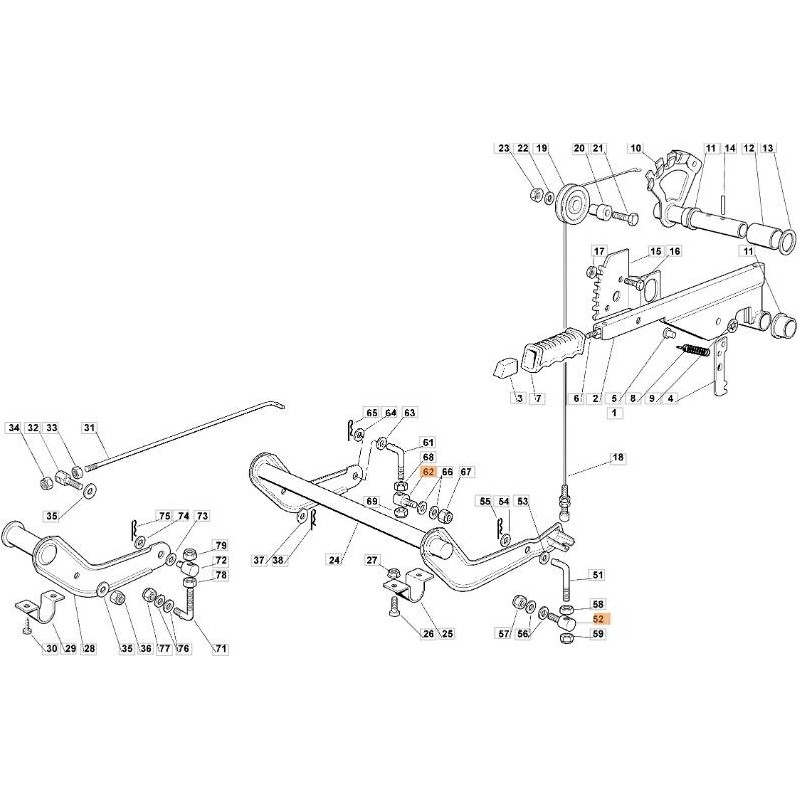 PERNO ORIGINALE EMAK G125510024E1