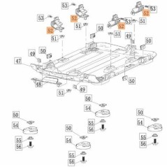 SUPPORTO ANTIVIBRANTE ORIGINALE EMAK L66152557 | NewgardenAgri.com