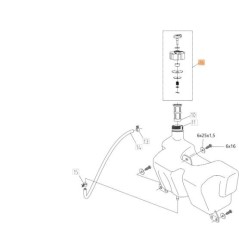BOUCHON DE RÉSERVOIR ORIGINAL EMAK TS000013R | NewgardenAgri.com