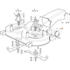 PERNO ORIGINALE EMAK G125510006E0 | NewgardenAgri.com