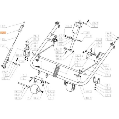 ORIGINAL EMAK HANDLE SGN532150049 | NewgardenAgri.com
