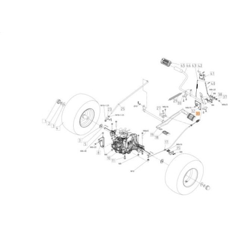 COUVERCLE DE SUPPORT AVANT ORIGINAL EMAK TS000251R | NewgardenAgri.com