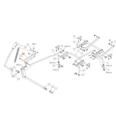 ORIGINAL EMAK-UNTERSTÜTZUNG TS000030R | NewgardenAgri.com