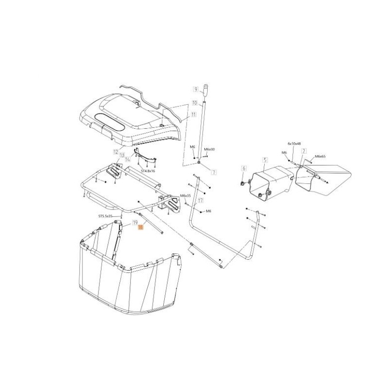 ORIGINAL EMAK BASKET BRACKET TS000062R