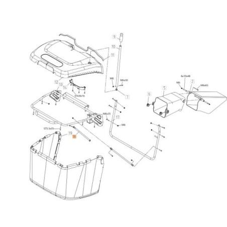 ORIGINAL EMAK BASKET BRACKET TS000062R | NewgardenAgri.com