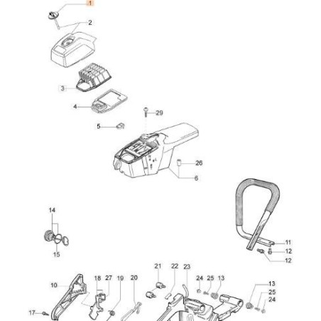 BOUTON EMAK ORIGINAL 50200007R | NewgardenAgri.com