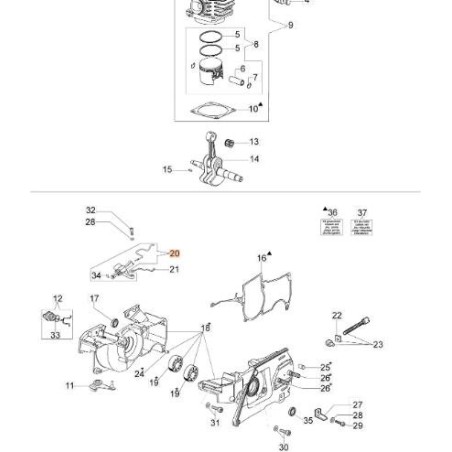KIT ASTA ACCELERATORE ORIGINALE EMAK 50202039 | NewgardenAgri.com