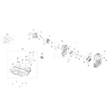 TAPPO MIX D.32 COMPL. GR-ARS ORIGINALE EMAK 50340265AR | NewgardenAgri.com