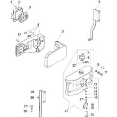 COPERCHIO ORIGINALE EMAK 098000136R | NewgardenAgri.com