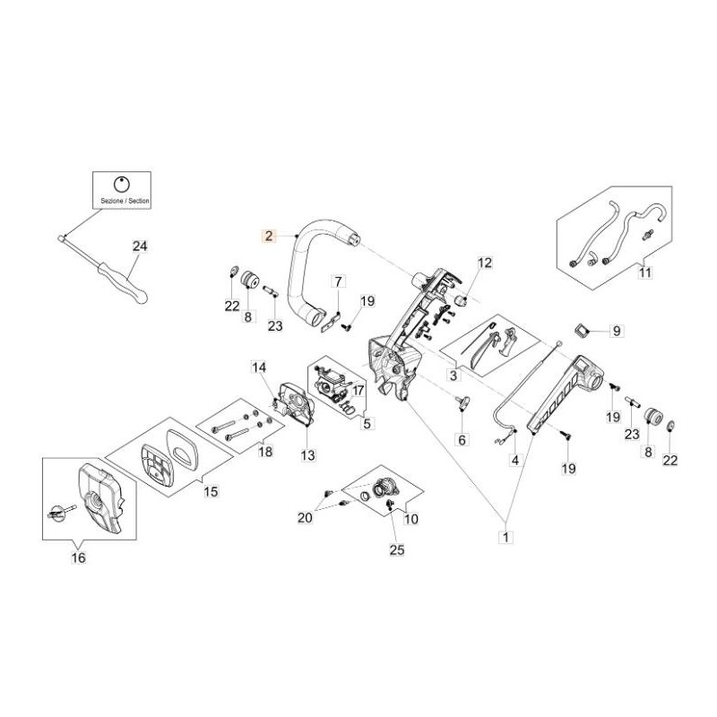 ORIGINAL EMAK HANDLE 50350071R
