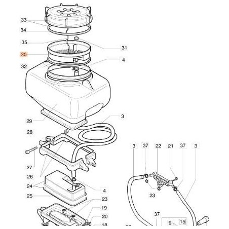 FILTRE POUR RÉSERVOIR ORIGINAL EMAK 56020006R | NewgardenAgri.com