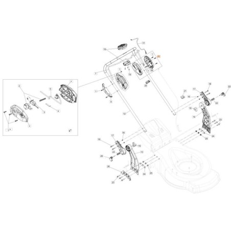 LINKS DRUCKHALBSCHALENKIT. 56V ORIGINAL EMAK 54350185R | NewgardenAgri.com