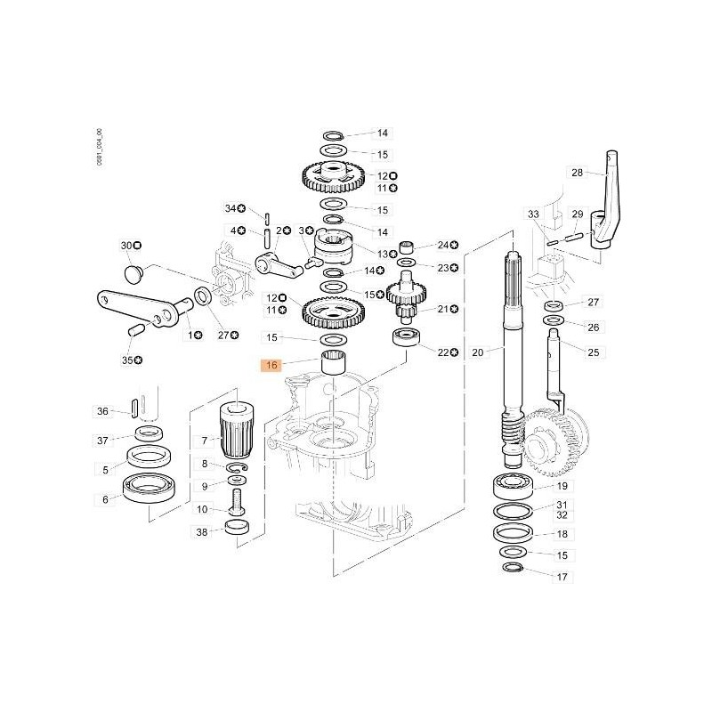 RODAMIENTO EMAK ORIGINAL YN1266060