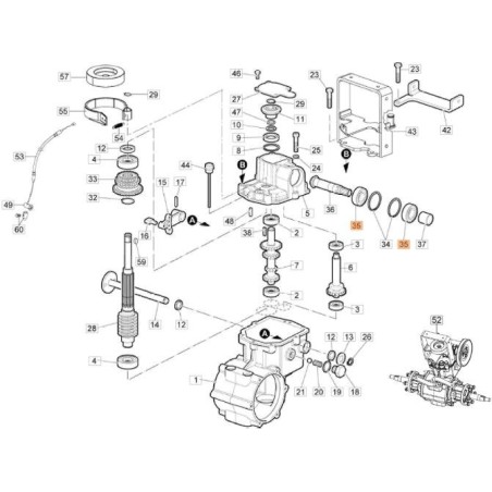 Rodamiento de bolas 20x42x12 6004 2RS ORIGINAL EMAK YN1263201 | NewgardenAgri.com