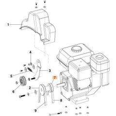 ORIGINAL PULLEY EMAK ZM000096 | NewgardenAgri.com