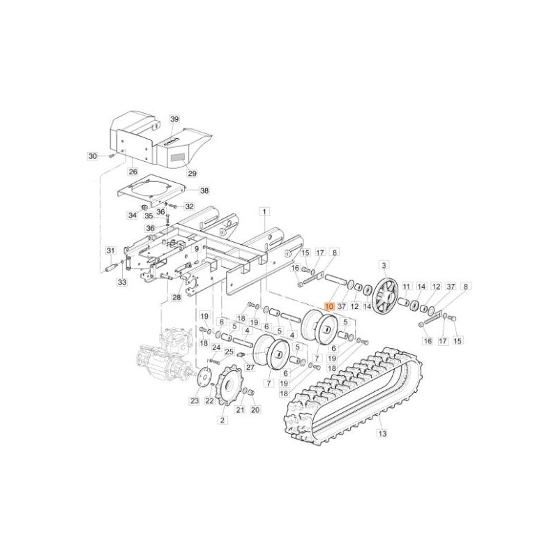 GOUPILLE DE ROUE EMAK ORIGINALE YF1370015