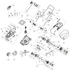 COPRIRUOTA ORIGINALE EMAK LR000073R | NewgardenAgri.com