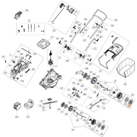 COUVERCLE DE ROUE EMAK ORIGINAL LR000073R | NewgardenAgri.com
