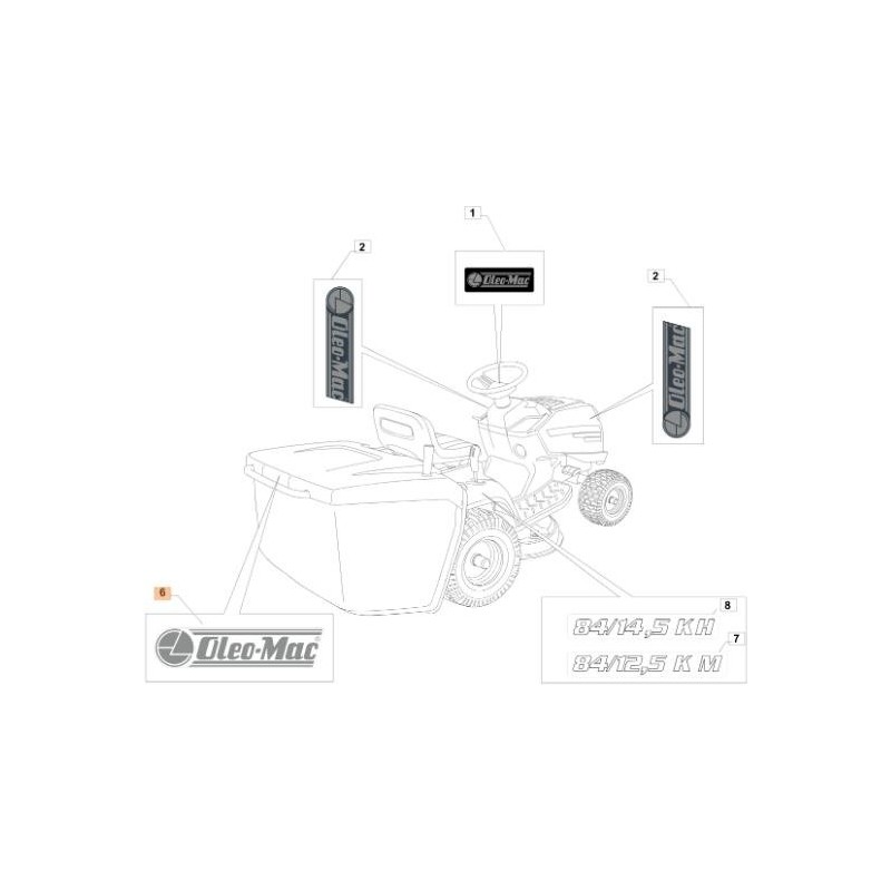ETICHETTA ORIGINALE EMAK G114371002E0
