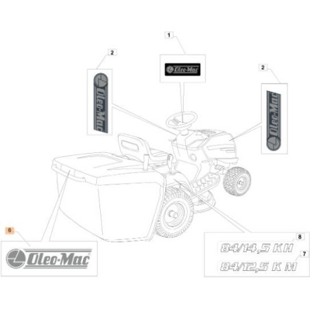 ETIQUETA ORIGINAL EMAK G114371002E0 | NewgardenAgri.com