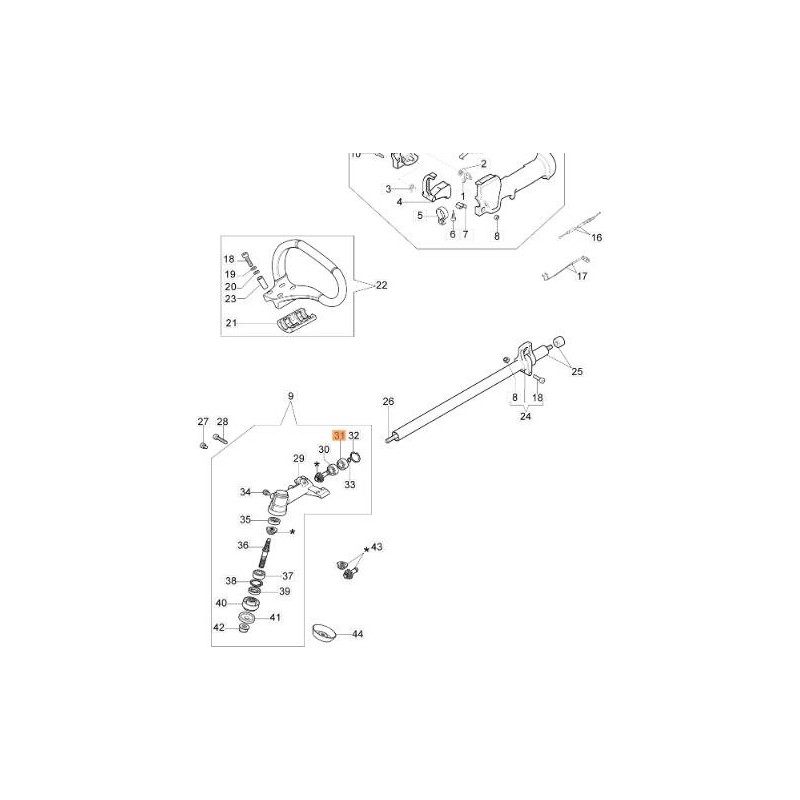 BALL BEARING 09X24X07 609Z (BEARING) ORIGINAL EMAK 3035044