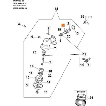 ROULEMENT EMAK ORIGINAL 3034008R | NewgardenAgri.com