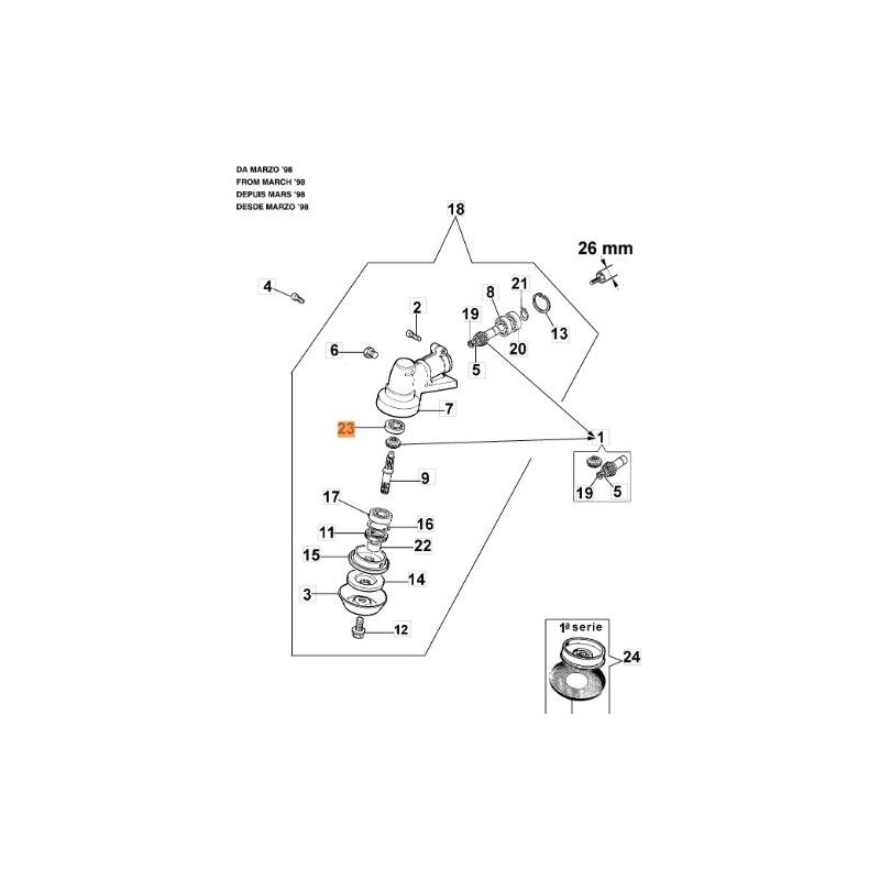 ORIGINAL EMAK BEARING 3034218R