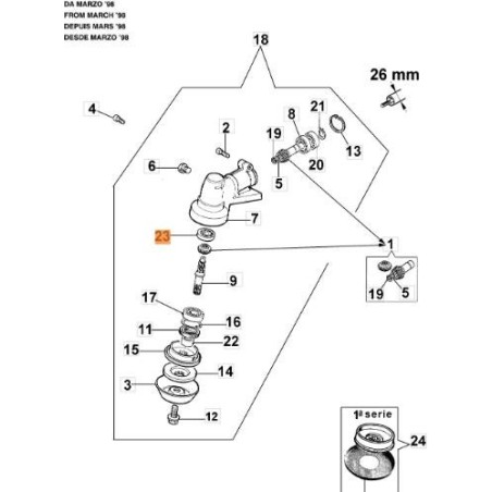 ORIGINAL EMAK BEARING 3034218R | NewgardenAgri.com