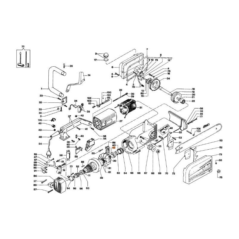 ROULEMENT EMAK ORIGINAL 012000041R